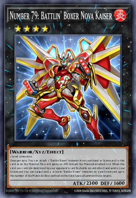 Number 79: Battlin' Boxer Nova Kaiser Yu-Gi-Oh card