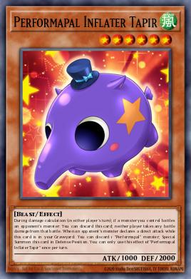 Performapal Inflater Tapir Yu-Gi-Oh card