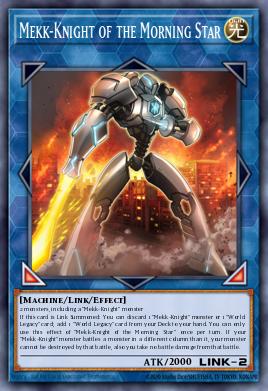 Mekk-Knight of the Morning Star Yu-Gi-Oh card