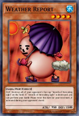 Weather Report Yu-Gi-Oh card