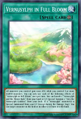 Vernusylph in Full Bloom Yu-Gi-Oh card