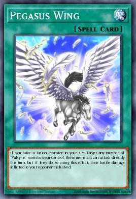 Pegasus Wing Yu-Gi-Oh card