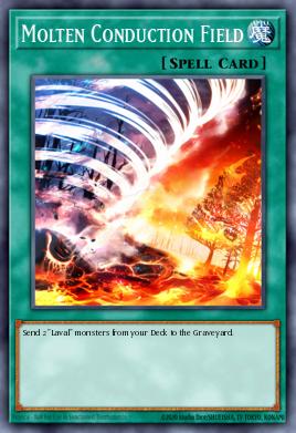 Molten Conduction Field Yu-Gi-Oh card