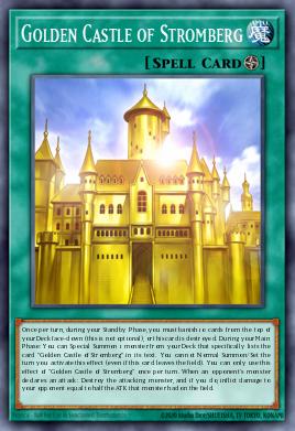 Golden Castle of Stromberg Yu-Gi-Oh archetype