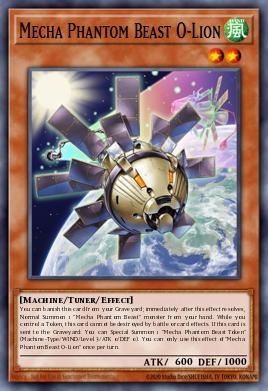 Mecha Phantom Beast O-Lion Yu-Gi-Oh card
