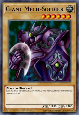 Giant Mech-Soldier Yu-Gi-Oh card
