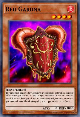 Red Gardna Yu-Gi-Oh card