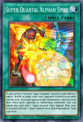 Super Quantal Alphan Spike Yu-Gi-Oh card