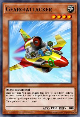Geargiattacker Yu-Gi-Oh card