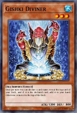 Gishki Diviner Yu-Gi-Oh card