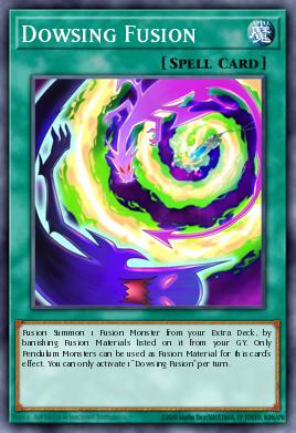 Dowsing Fusion Yu-Gi-Oh card