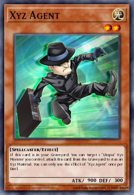 Xyz Agent Yu-Gi-Oh card