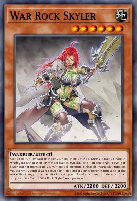 War Rock Skyler Yu-Gi-Oh card