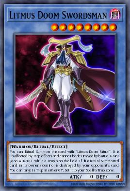 Litmus Doom Swordsman Yu-Gi-Oh card