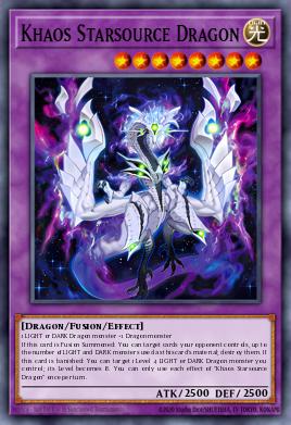 Khaos Starsource Dragon Yu-Gi-Oh card
