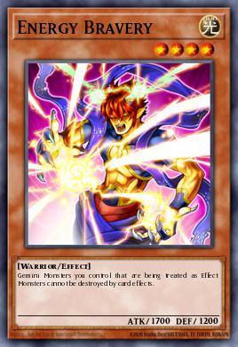 Energy Bravery Yu-Gi-Oh card