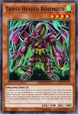 Triple-Headed Behemoth Yu-Gi-Oh card