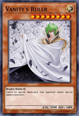 Vanity's Ruler Yu-Gi-Oh card