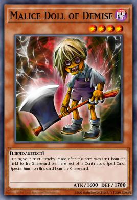 Malice Doll of Demise Yu-Gi-Oh card