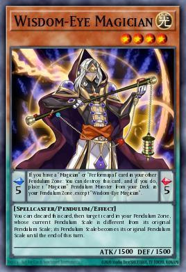 Wisdom-Eye Magician Yu-Gi-Oh card