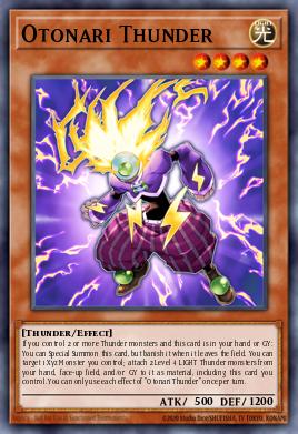 Otonari Thunder Yu-Gi-Oh card