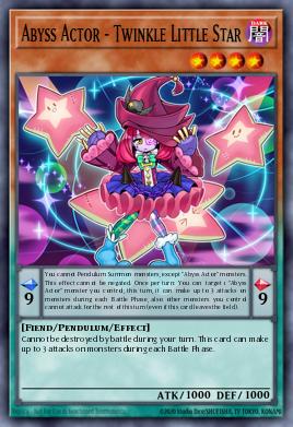 Abyss Actor - Twinkle Little Star Yu-Gi-Oh card