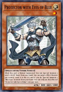Protector with Eyes of Blue Yu-Gi-Oh card