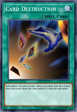 Card Destruction Yu-Gi-Oh card