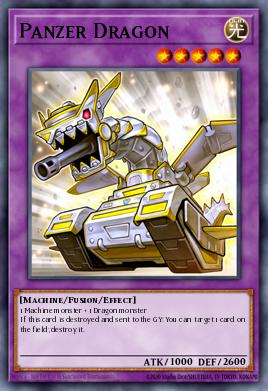 Panzer Dragon Yu-Gi-Oh card