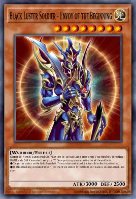 Black Luster Soldier - Envoy of the Beginning Yu-Gi-Oh card
