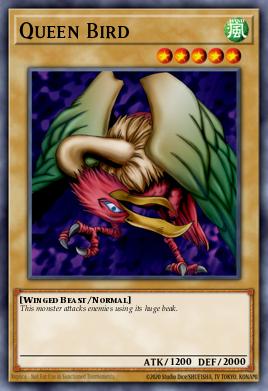 Queen Bird Yu-Gi-Oh card