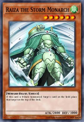 Raiza the Storm Monarch Yu-Gi-Oh card