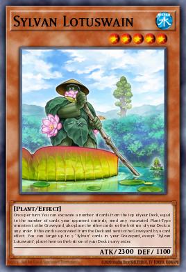 Sylvan Lotuswain Yu-Gi-Oh card