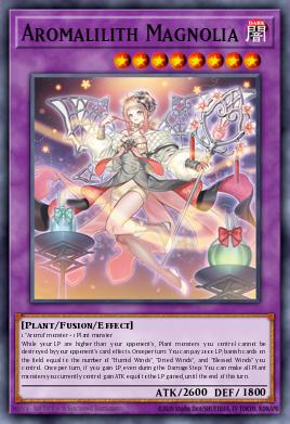Aromalilith Magnolia Yu-Gi-Oh card