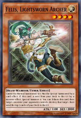 Felis, Lightsworn Archer Yu-Gi-Oh card