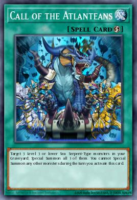 Call of the Atlanteans Yu-Gi-Oh card