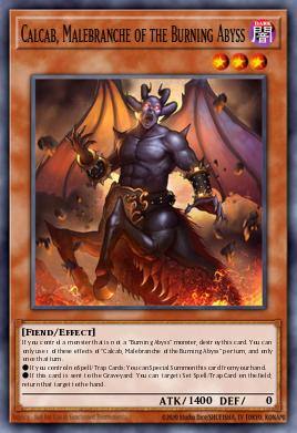 Calcab, Malebranche of the Burning Abyss Yu-Gi-Oh card