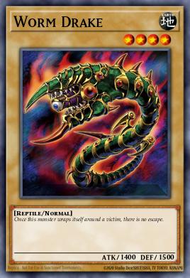 Worm Drake Yu-Gi-Oh card