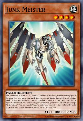 Junk Meister Yu-Gi-Oh card
