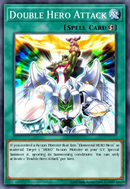 Double Hero Attack Yu-Gi-Oh card