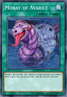 Moray of Avarice Yu-Gi-Oh card