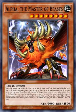 Alpha, the Master of Beasts Yu-Gi-Oh card