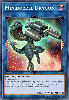 Miniborrel Dragon Yu-Gi-Oh card