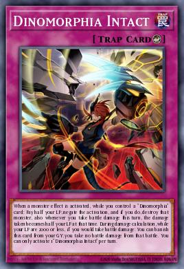 Dinomorphia Intact Yu-Gi-Oh card