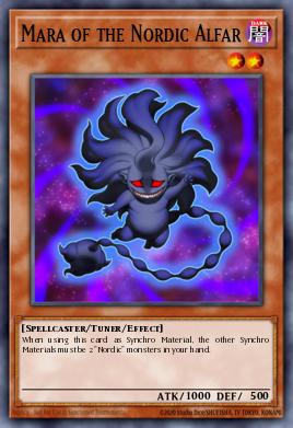Mara of the Nordic Alfar Yu-Gi-Oh card