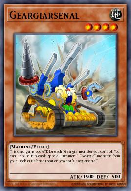 Geargiarsenal Yu-Gi-Oh card