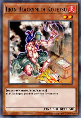 Iron Blacksmith Kotetsu Yu-Gi-Oh card