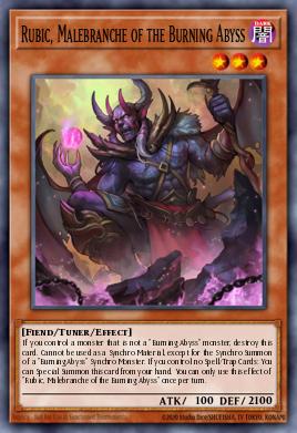 Rubic, Malebranche of the Burning Abyss Yu-Gi-Oh card
