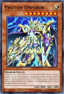 Photon Emperor Yu-Gi-Oh card