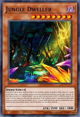 Jungle Dweller Yu-Gi-Oh card